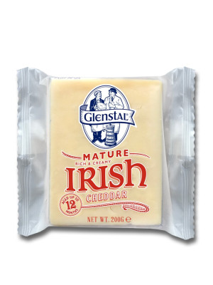 Glenstal Mature White Cheddar Cheese 200g