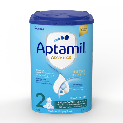 Aptamil Advance 2 Follow On Formula, Palm Oil Free, 6-12 Months 800g