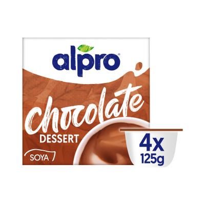 Alpro Soya Dessert Chocolate 4 x 125g