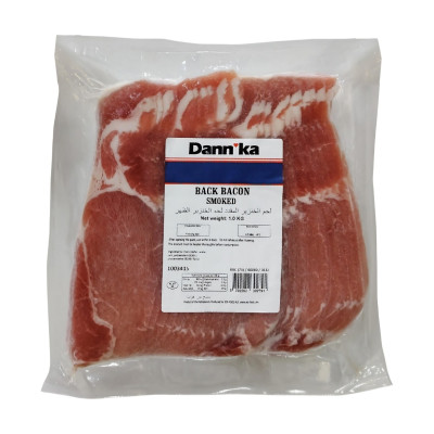 Ess-Food Back bacon unsmoked 1Kg