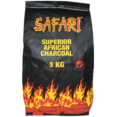 Safari Hardwood Charcoal 3Kg