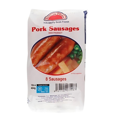 Farmers Choice Pork Sausages 454g