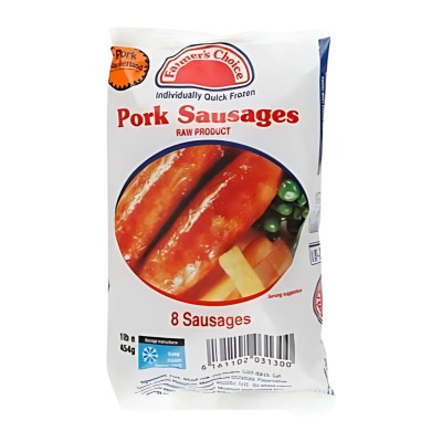 Farmers Choice Cumberland Pork Sausages 454g