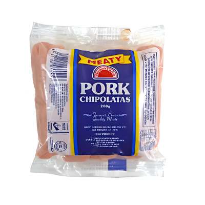 Chipolata Pork Sausages 200gms