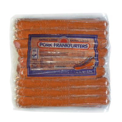 Frankfurters 1kg extra long