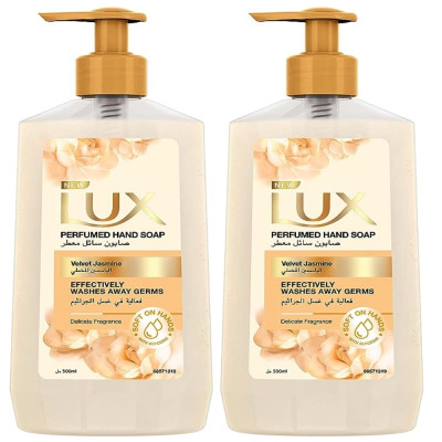 Lux Velvet Jasmine Hand Soap 2 x 500ml