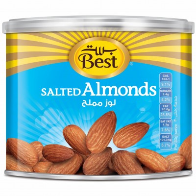 Best Salted Almonds Can 110Gm