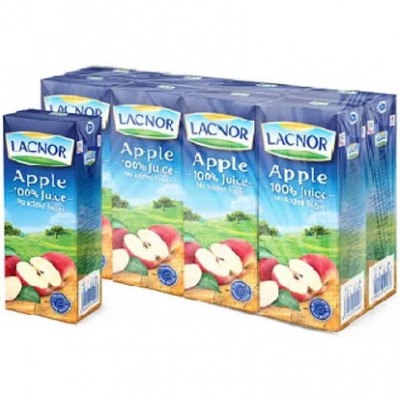 Lacnor Apple Juice 8 x 180ml