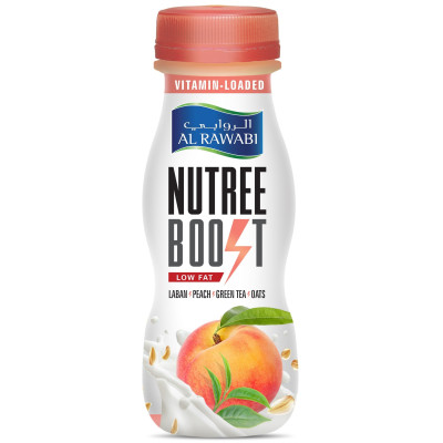 Al Rawabi Boost Green Peach Oats 200ml