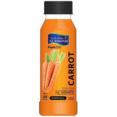 Al Rawabi Freshly Squeezed Carrot 330ml