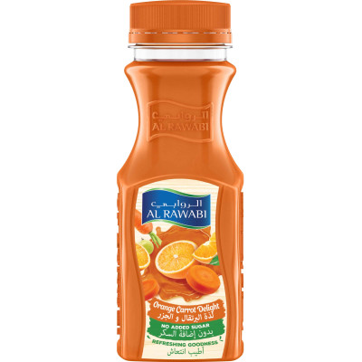 Al Rawabi Orange Carrot Delight Juice 200ml