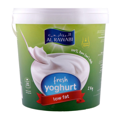 Al Rawabi Low Fat Yoghurt 2Kg