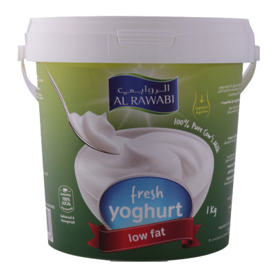 Al Rawabi Low Fat Yoghurt 1Kg