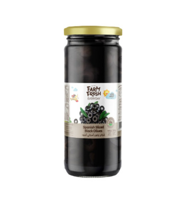 Farm Fresh Black  Sliced Olives 440g