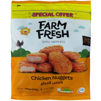 Farm Fresh Original Nuggets 750g + 250g free