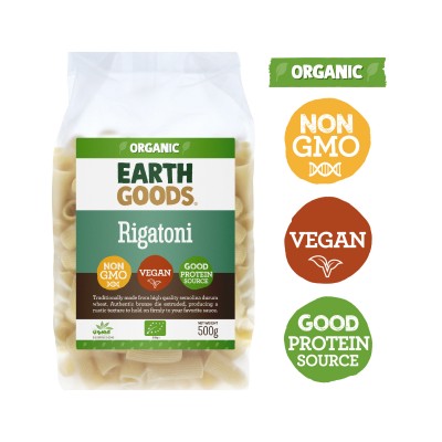 Earth Goods Organic Rigatoni 500g