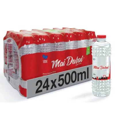 Mai Dubai Bottle Water 24 x 500ml - Shrinkwrap