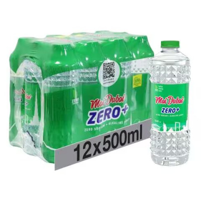 Mai Dubai Alkaline Zero Sodium Water 12 x 500ml