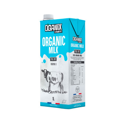 Oganix Full Fat Organic Milk 1L