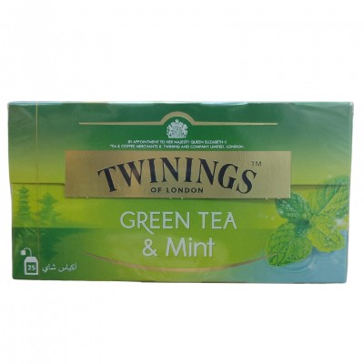 Twinings Green Tea and Mint Tea Bag 25s