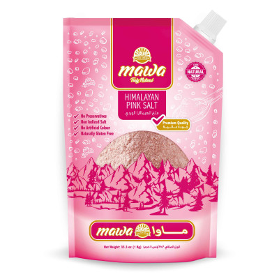 Mawa Himalayan Pink Salt 1kg (Spout pack)