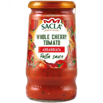 Sacla Arrabbiata whole Cherry Tomato& Chilli 350g