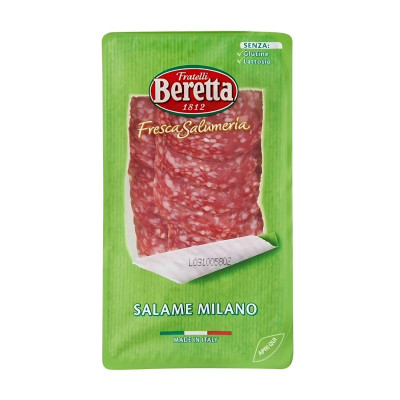 Beretta Italian Salami Milano Slice 80g