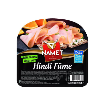 Namet Smoked Turkey Breast 60g