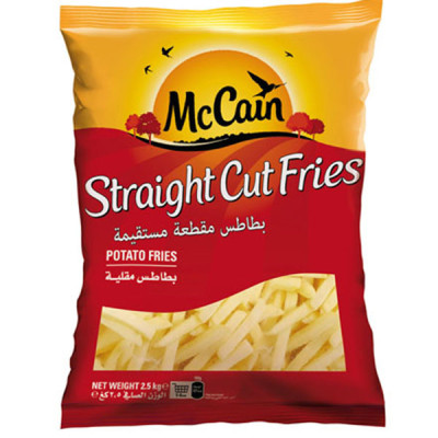 Mccain Family Packs Straightcut Fries 2.5Kg