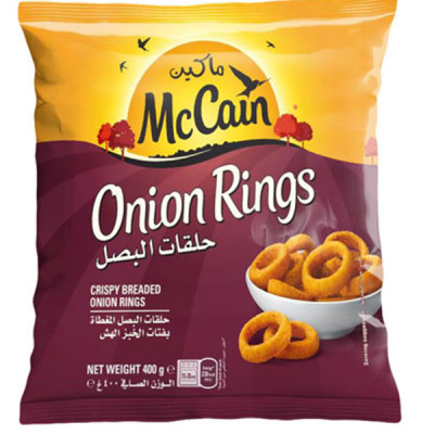 Mccain Onion Rings 400g