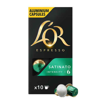 LOR Espresso Satinato Intensity 6 Coffee Capsules Packs of 10 Drinks