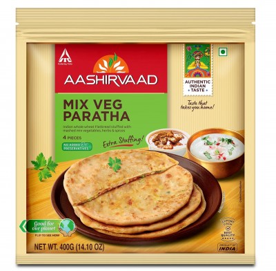 Aashirvaad Mix Veg Paratha 400gms