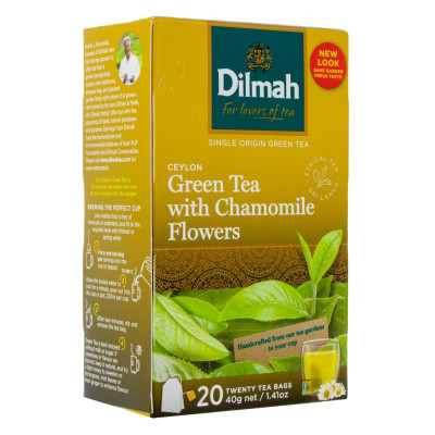 Dilmah GREEN TEA BAG CHAMOMILE 40g