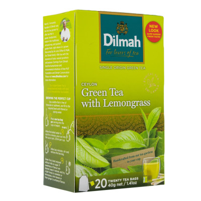 Dilmah GREEN TEA LEMONGRASS 40g