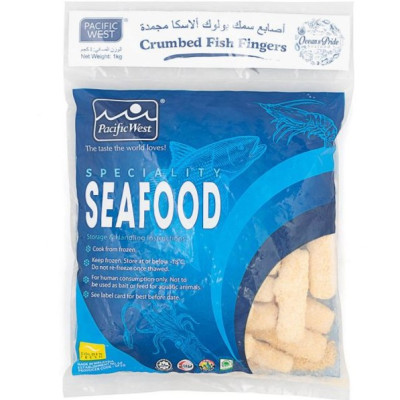 Pacific West Cod Fish Fingers 1Kg