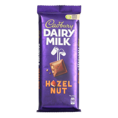 Cadbury Dairy Milk Hazelnut Chocolate Bar, 90g